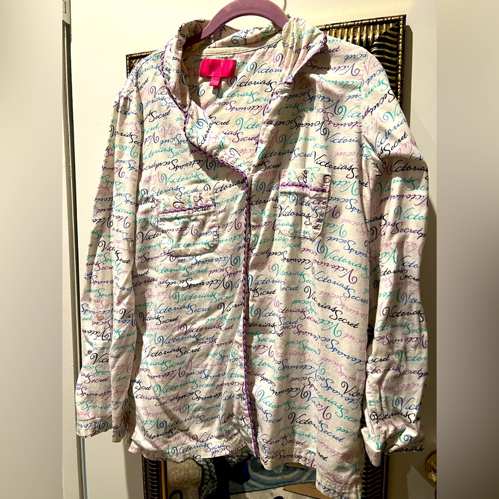 Victoria’s Secret sleeping button down shirt